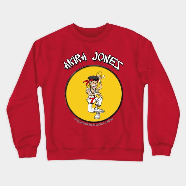 Akira Jones Crewneck Sweatshirt by tyrone_22